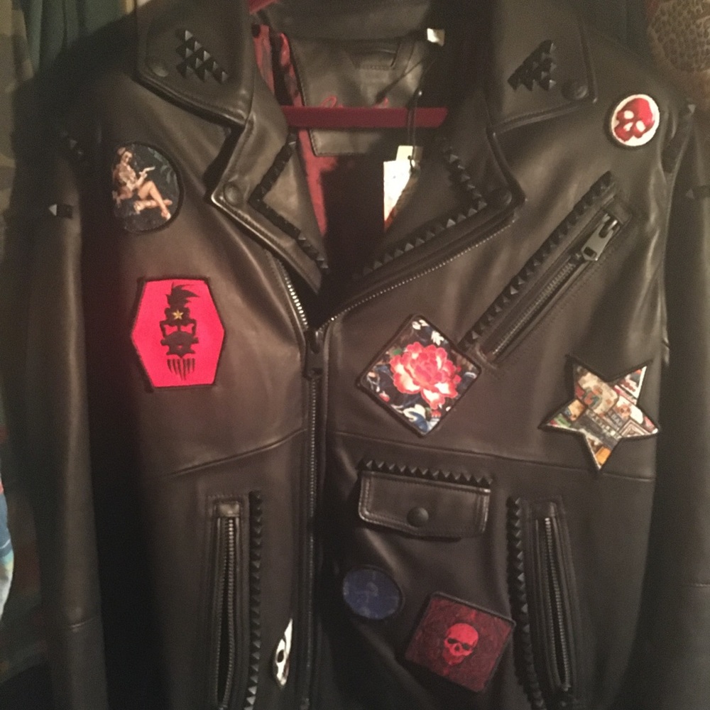Robert graham leather jacket